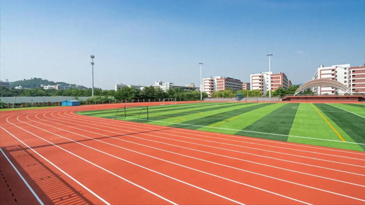 岳阳市篮球场塑胶跑道 - 方案